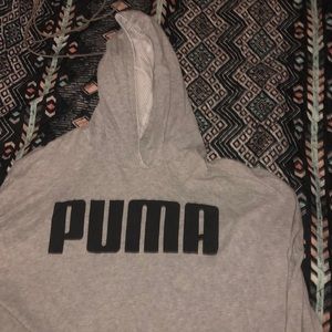 Long sleeve puma hoodie.